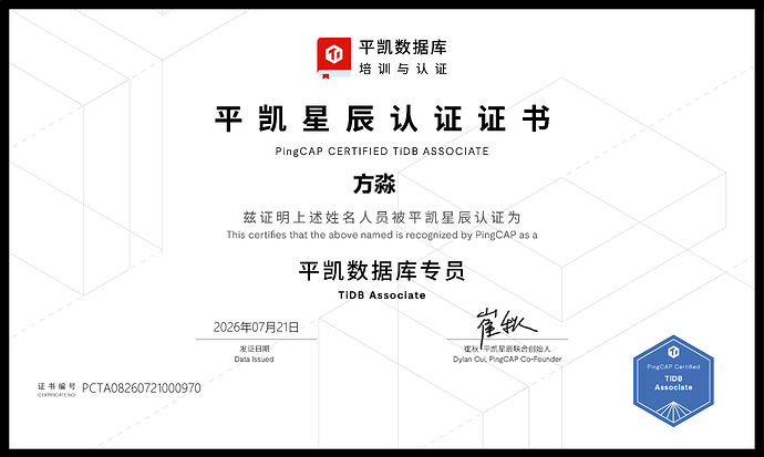 PCTA证书
