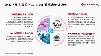 漱玉平民｜微服务与 TiDB 数据库治理运维