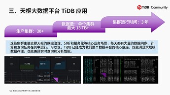 亿云信息：天枢大数据平台 TiDB 应用现状