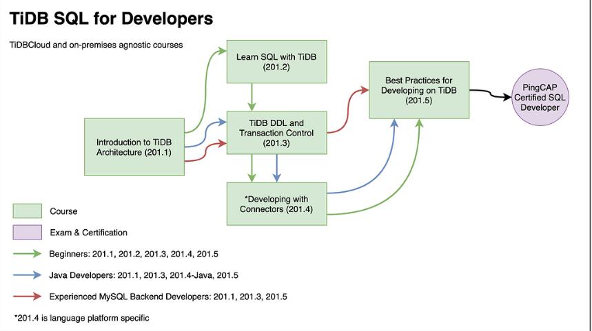 【Developer 课程推荐】《TiDB SQL for Developers》系列课程在线学习通道开启，限时免费！ - TiDB 的问答社区